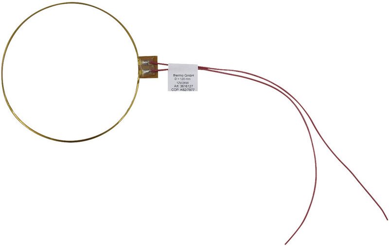 Thermo Tech - Polyimid Heizfolie selbstklebend 12 v 26 w Schutzart IPX4 (ø) 120 mm