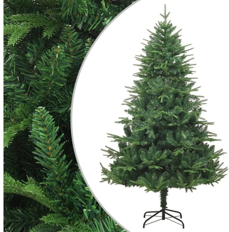 Künstlicher Weihnachtsbaum Grün 210 cm PVC PE vidaXL