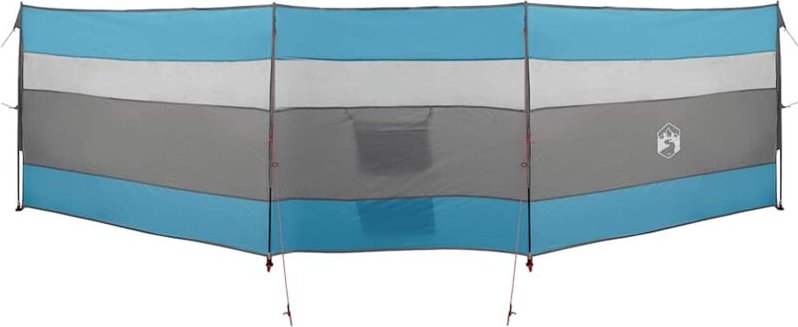 Camping-Windschutz Blau 508x130 cm Wasserdicht Vidaxl