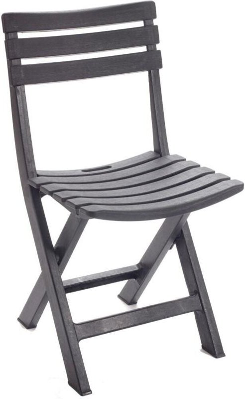 Gepolsterte Campingstuhl Progarden Birki Bir80Can Anthrazit (44 x 41 x 78 cm)