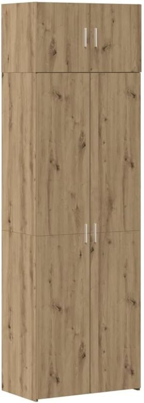 Vidaxl - Badschrank Eiche handwerklich 70 x 42,5 x 225 cm Holzwerkstoff