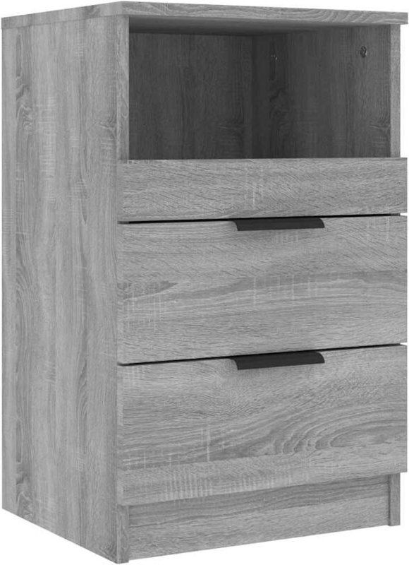 Nachttisch Grau Sonoma Holzwerkstoff - Vidaxl