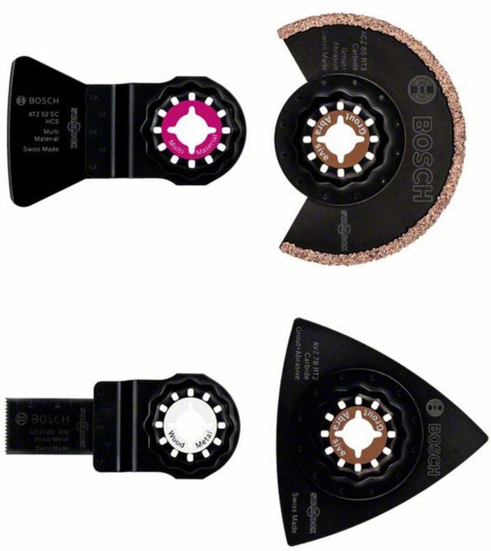 Bosch - Accessories 2609256978 Multifunktionswerkzeug-Zubehör-Set 4teilig 1 St.