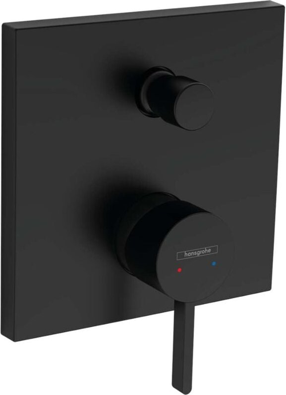 Hansgrohe Finoris - Badewannenarmatur- Unterputz, für 2 Verbraucher, schwarz matt 76415670