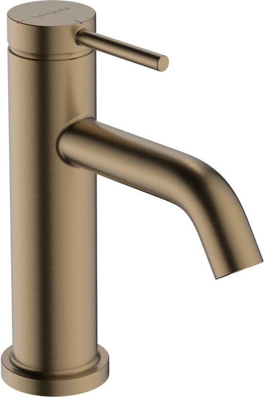 Tecturis s - Waschtischarmatur mit Ablaufgarnitur, CoolStart, EcoSmart, Bronze gebürstet 73305140 - Hansgrohe