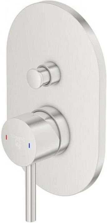 Steinberg Armaturen - Steinberg 100 - Unterputzarmatur für 2 Verbraucher, Nickel gebürstet 100 2103 3 bn