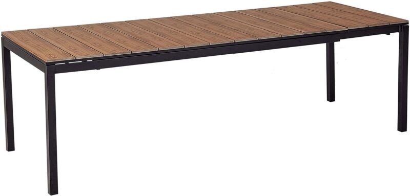 Ausziehbarer Gartentisch TOFANE 198/248 cm 90 cm Braun