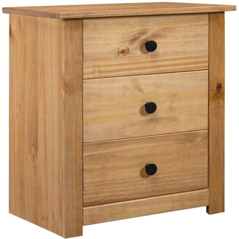 Nachtschrank 46x40x57 cm Kiefernholz Panama Vidaxl