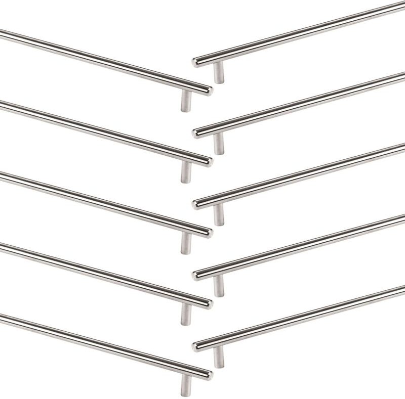 Stangengriff/ Relinggriff G14 ba 320 mm Edelstahl gebürstet, 10 Stück