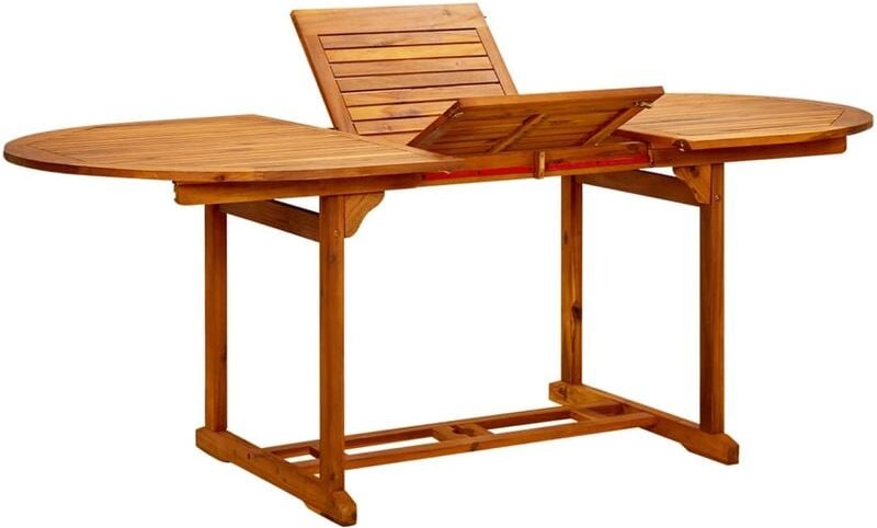 Gartentisch 200x100x75 cm Massivholz Akazie Vidaxl