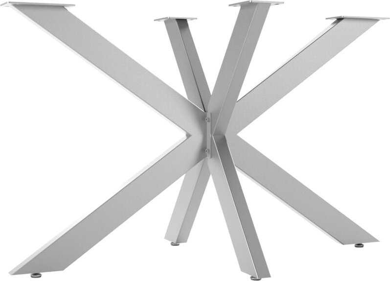 Sotech Tischgestell spider / Schwerlast Tisch-Beine aus echtem Edelstahl mit gebürsteter Oberfläche / Tisch-Füße 710 x 1...