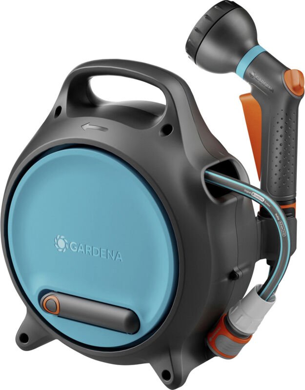 GARDENA 18692-20 Mobile Schlauchbox Move, 10 m + 1,5 m 270 mm 1/3 Zoll 1 St. 5-farbig Gartenschlauc