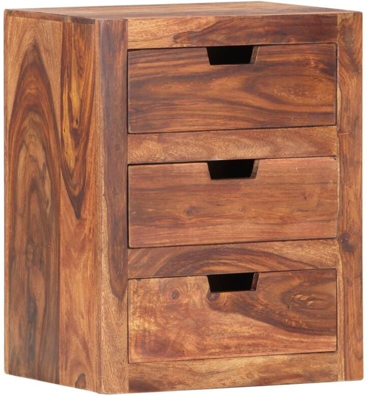 Nachttisch 40x30x50 cm Massivholz Akazie Mango Vidaxl