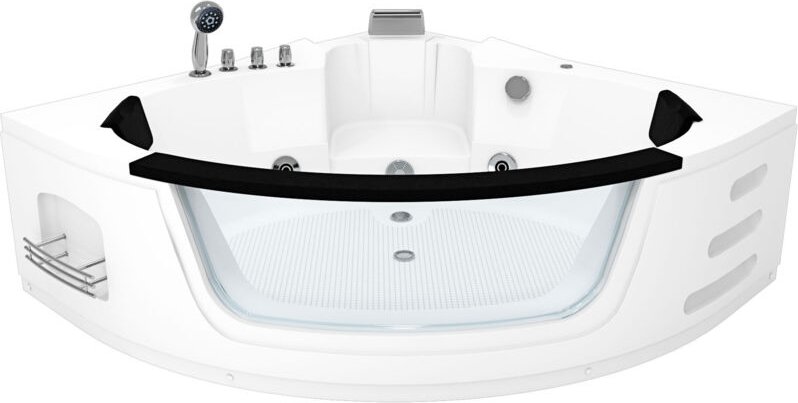 Acquavapore - Whirlpool Pool Badewanne Eckwanne Wanne W05 140x140cm mit Farblichtherapie