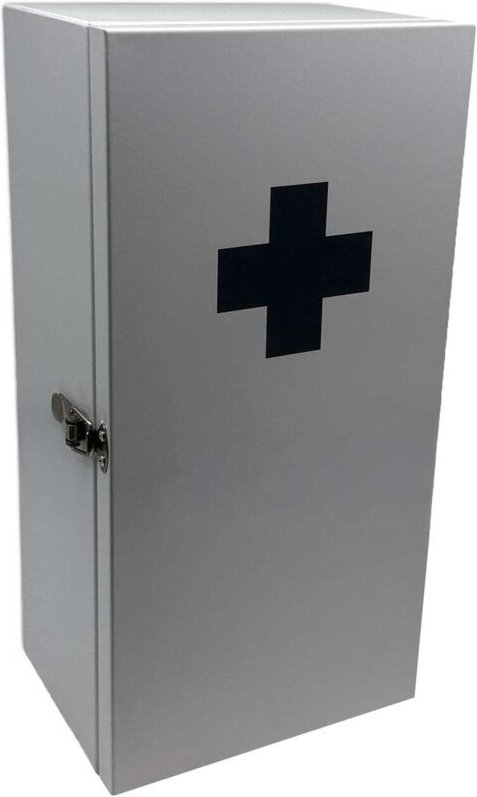 Medizinschrank xxl weies eisen 3 ablagen