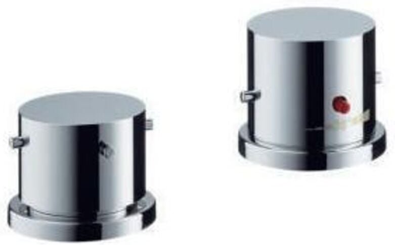 Axor Starck 2-Loch Wannenrandarmatur mit Thermostat und - Hansgrohe
