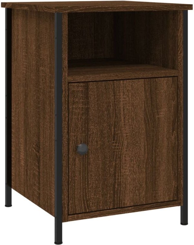 Nachttisch Braun Eichen-Optik 40x42x60 cm Holzwerkstoff Vidaxl