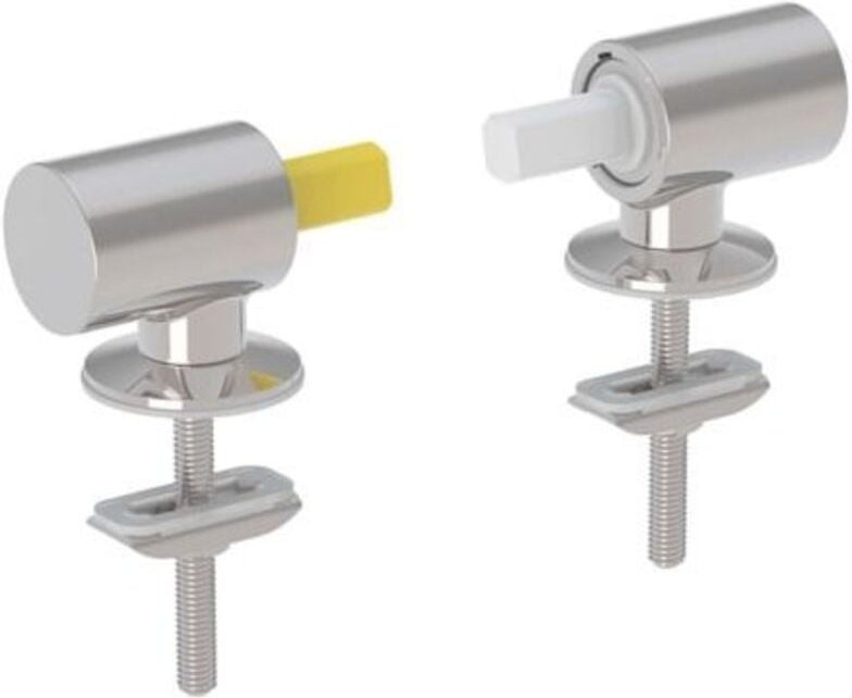 Scharniere 598035000 Absenkautomatik, verchromt, für WC-Sitz - Geberit