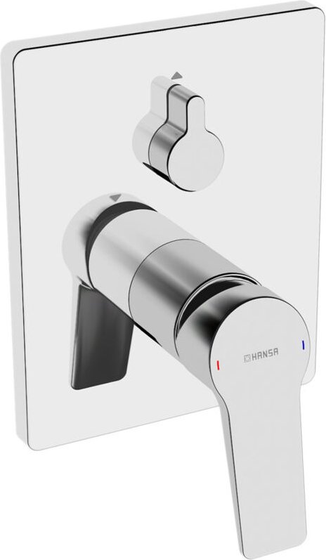 Twist - Badewanne Einhebelmischer - Unterputz, Umsteller für 2 Verbraucher, chrom 89843083 - Hansa