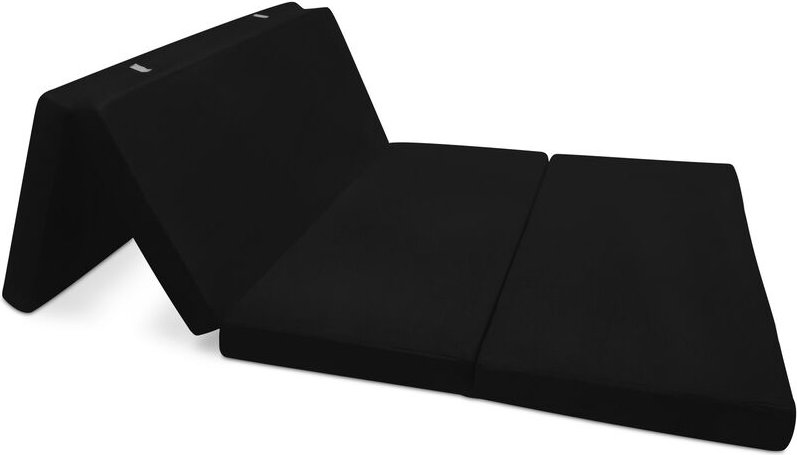 Campix Klappmatratze Schwarz, 195x120x7 cm - Beautissu