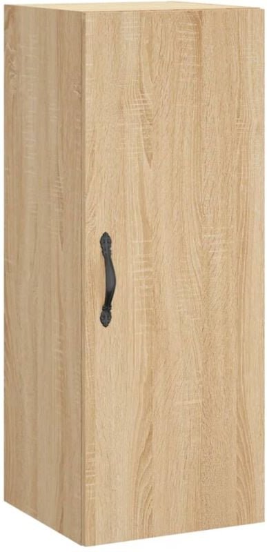 Wandschrank Sonoma-Eiche 34,5x34x90 cm Holzwerkstoff Vidaxl