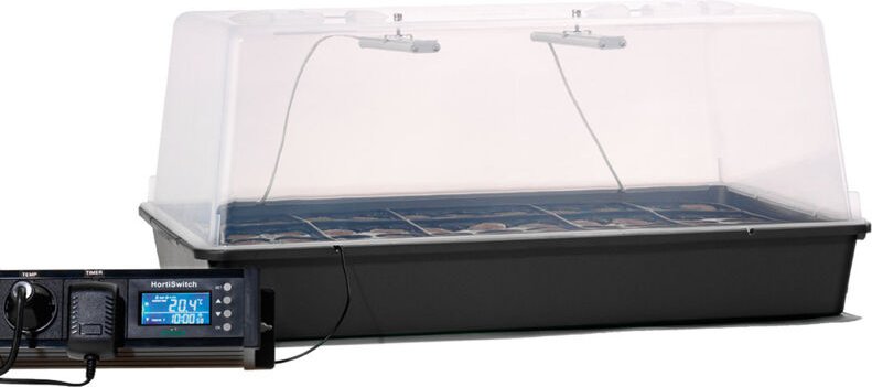 Romberg Maximus Complete LED Gewächshaus Set (Zimmergewächshaus 59x39x27 cm)