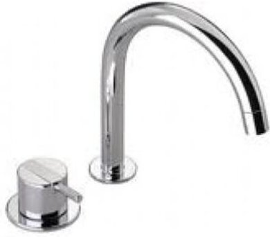 Vola 590G Zweiloch Armatur mit Eingriffmischer, chrom, 590G-16