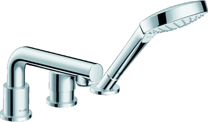 Talis s - 3-Loch-Badewannenarmatur, Chrom 72416000 - Hansgrohe