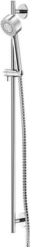 Steinberg Serie 100 Brausegarnitur 1001622 chrom, Stange 90 cm, Handbrause mit 3 Strahlarten