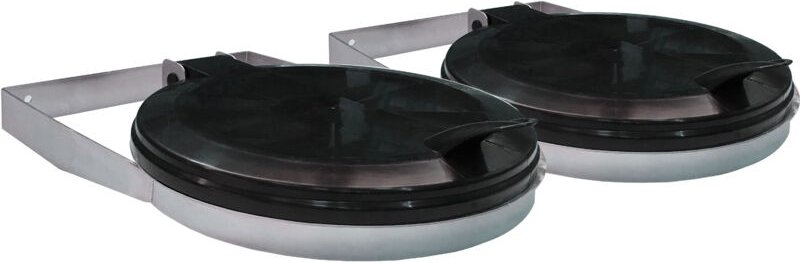 2 Stück Müllsack Wandhalter 120 Liter Ständer Müllbeutelhalter Müllsackhalter Abfallbehälter