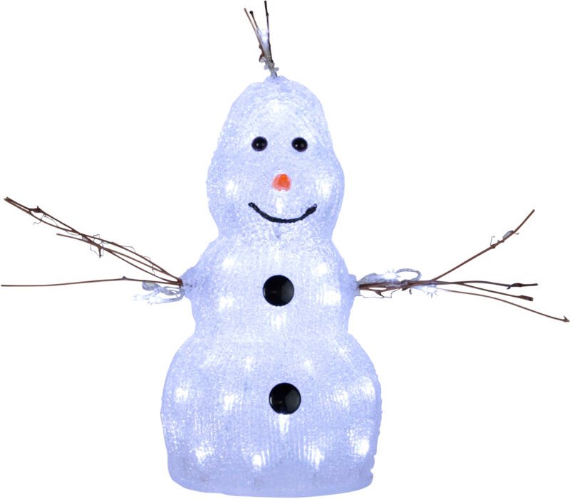 LED-Acrylschneemann 'Crystal Snowman',50 c/w led