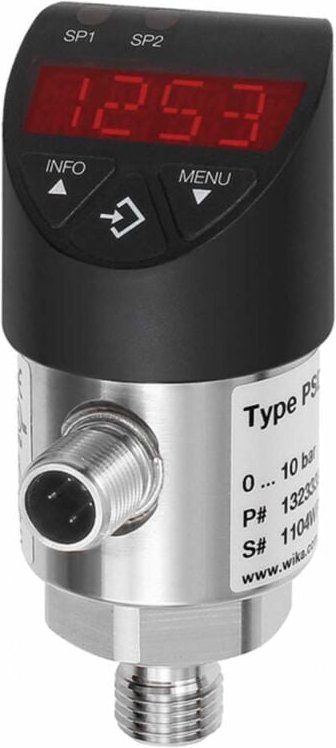 Elektr. Druckschalter, Digitalanzeige, M12x1, g 1/4, 0-60 bar - Riegler