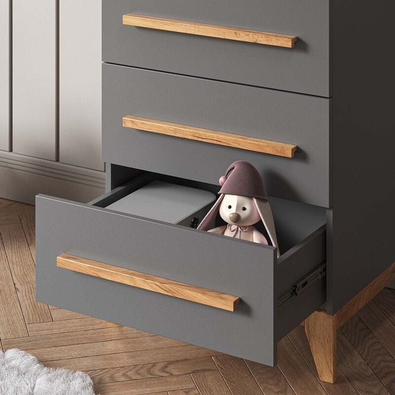 Vitalispa - Kommode Malia, Grau, 60 x 88 cm