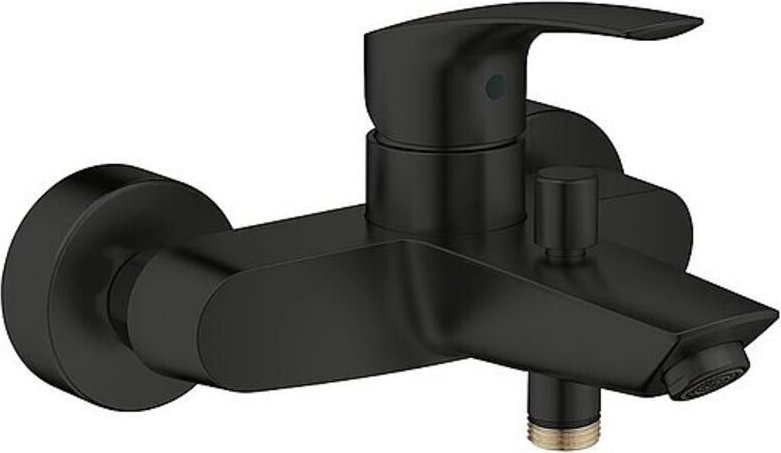Aufputz-Wannenmischer Grohe Eurosmart, Ausladung 188 mm, matte black - 333002433