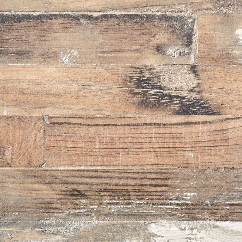 Sonnenpartner - Gartentisch Base 200x100 cm Aluminium weiß Tischsystem Tischplatte Compact hpl Shiplap-Pinie 80051002