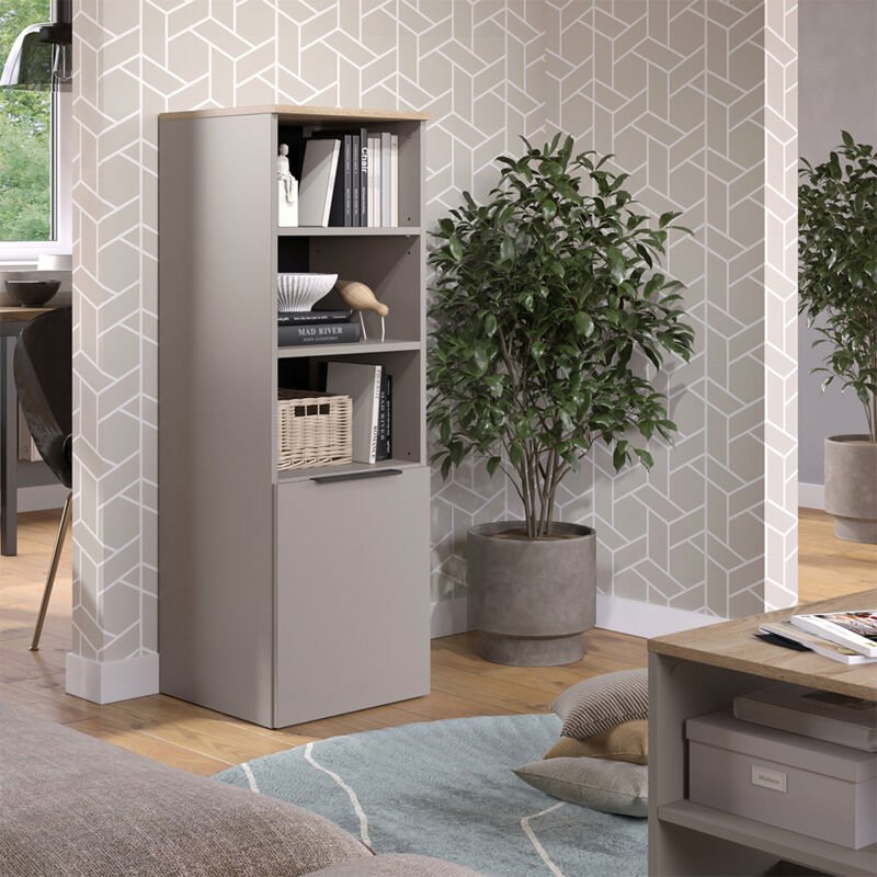 Universalschrank Wido, Greige, 40.2 x 120 cm mit einer Tür, Vicco