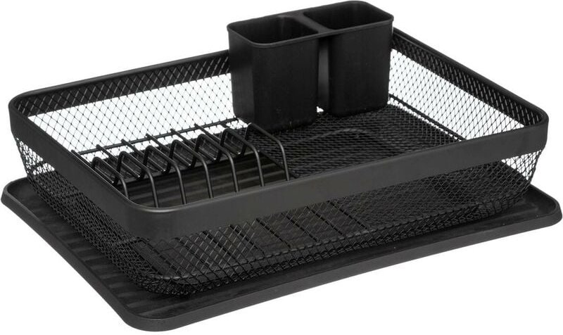 5five Simply Smart - Metallabtropfgestell mit schwarzem mayaj-tablett - 5five