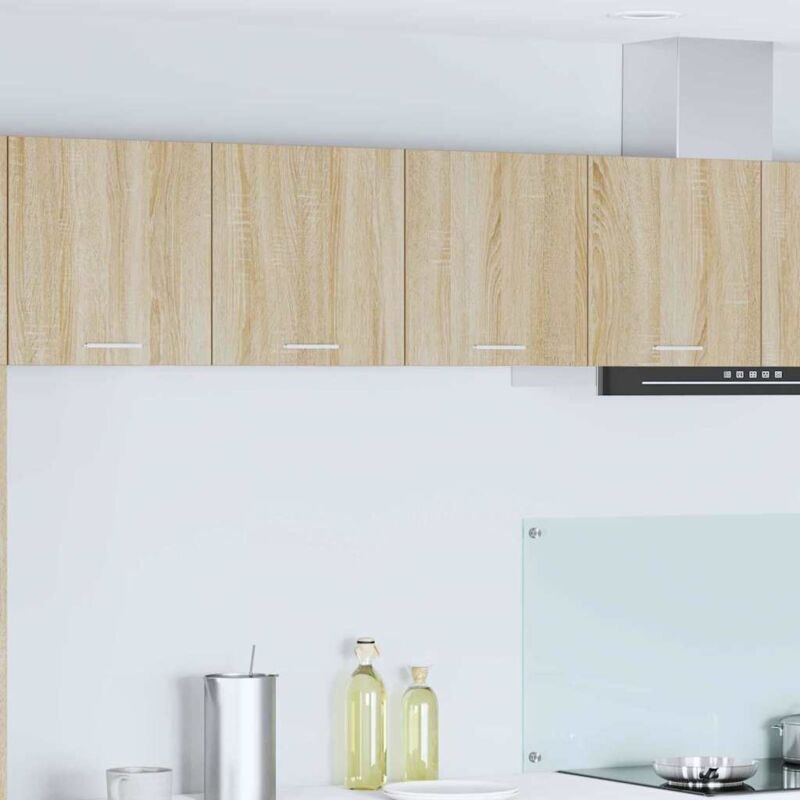 Hängeschrank mit Tür Sonoma-Eiche 80 x 31 x 40 cm Holzwerkstoff vidaXL