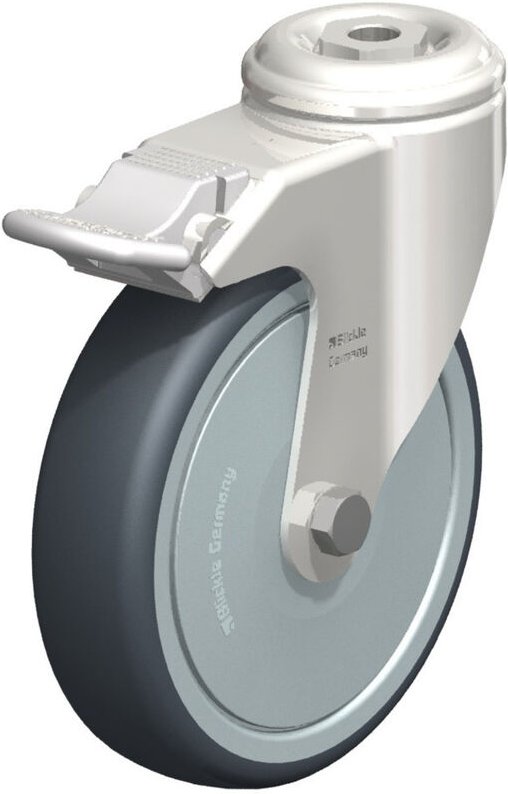 Blickle - 574624 lkrxa-tpa 126KFD-11-FI (lkrxa-tpa 126KD-11-FI-FK) Lenkrolle mit Feststeller Rad-Durch
