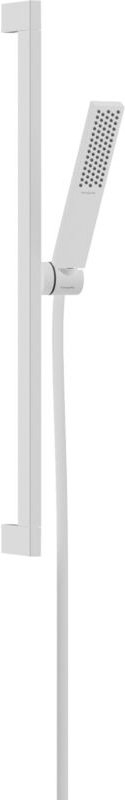 Hansgrohe - Pulsify e - Brausegarnitur: Handbrause, Stange und Schlauch, EcoSmart+, weiß matt 24371700