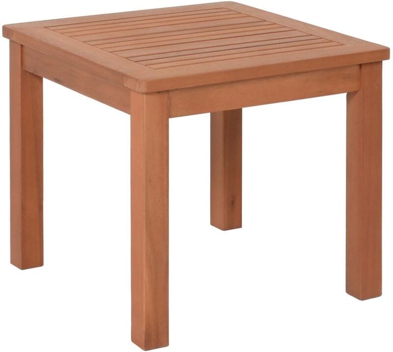 Beistelltisch TUCSON aus Eukalyptus Holz - 44 x 44 cm - Gartentisch aus FSC Massivholz geölt - Balkontisch Holztisch Lou...