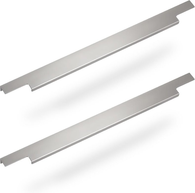 Thumbnail - 2 x Möbelgriff blankett Slim 995 mm Alu Chrom matt Griffprofil Hinterschraubgriff Griffleiste Schrankgriff von sotech