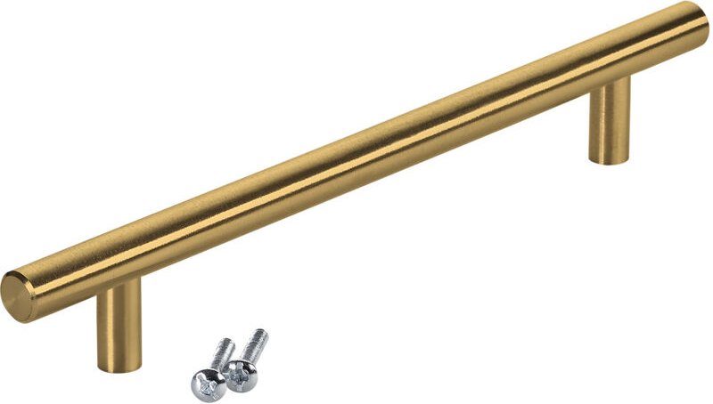 SOTECH Stangengriff/ Relinggriff G17 - Edelstahl goldfarbig galvanisiert, BA 160 mm, 20 Stück