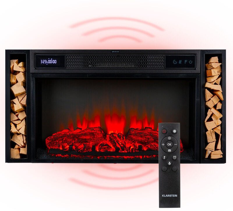 Elektrokamin, Elektro Heizungen für Wohnzimmer & Innenräume, Elektrischer Kamin mit led Flammen, Kamin zur Wandmontage, ...