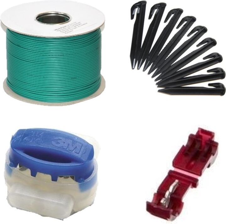 Installation Set s+ kompatibel mit Husqvarna Automower ® 4 5 Kabel Haken Verbinder Paket Kit