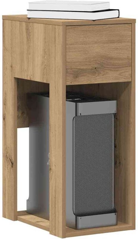 Vidaxl - Computerschrank mit Schublade Artisan-Eiche 30x44x74 cm