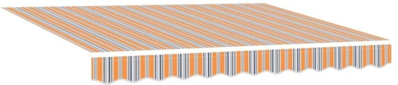 Markisen-Ersatzstoff Mehrfarbig 350 x 200 cm Segeltuch Vidaxl