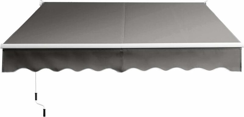 3 x 2,5 m Gelenkarmmarkise Sonnenmarkise Balkonmarkise Terrassenmarkise Klemmmarkise mit uv- und wasserbestaendigem Mate...
