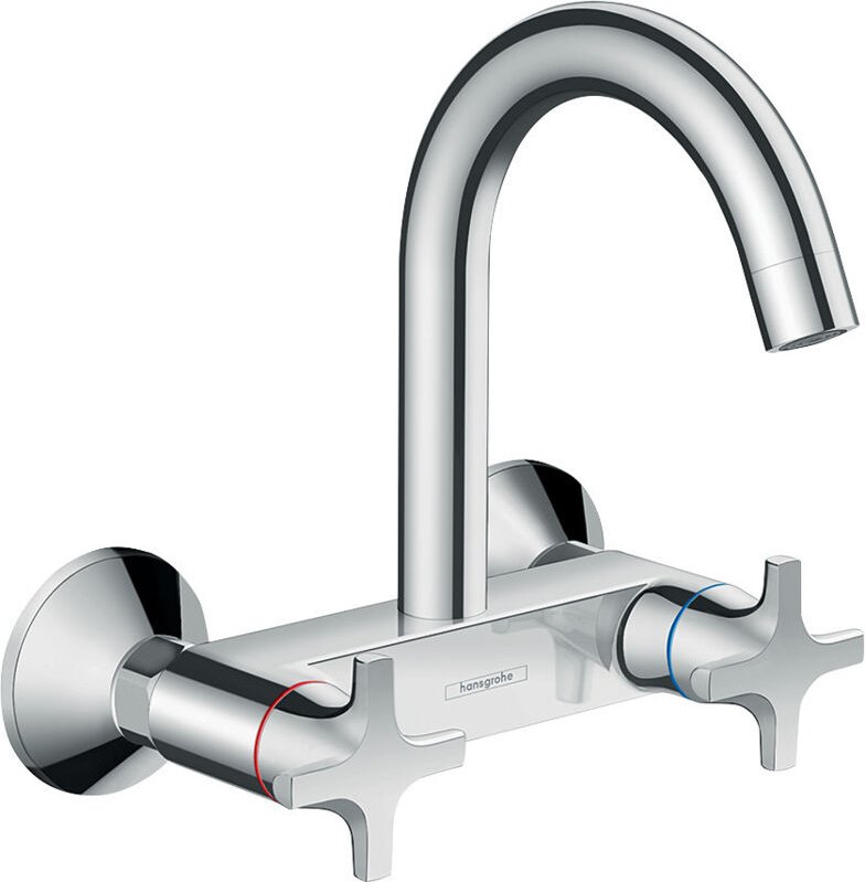 Logis M32 Küchenmischer, 2-Griff, Wandmontage, - Hansgrohe