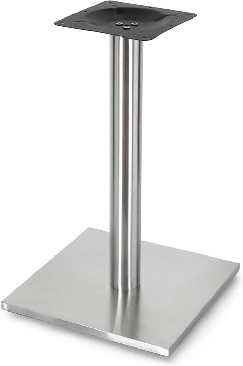Melko - Tischsäule 72CM Unterstellfuß Edelstahl Tischgestell Lautsprecherständer